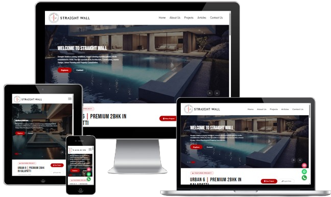 Business Website Redesign Screenshot