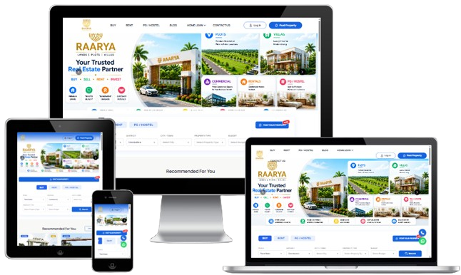Real Estate Website Screenshot