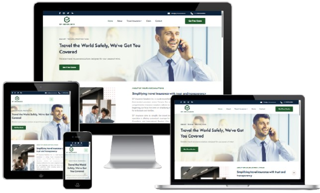 Corporate Business Website Screenshot