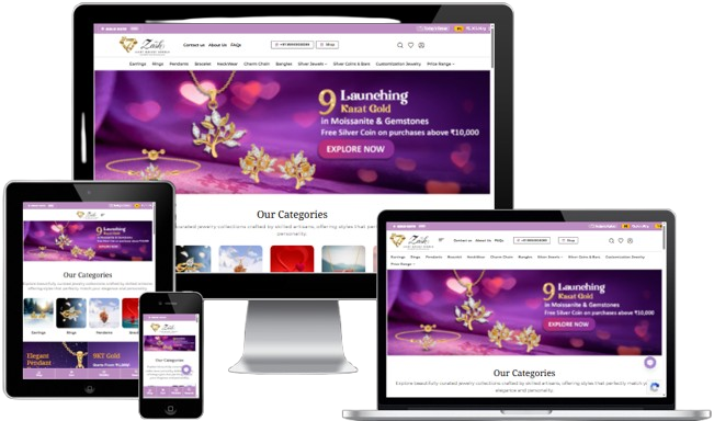 Zash Jewels Website Screenshot
