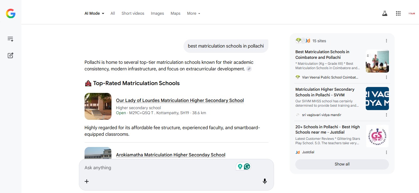 Vian Veenai Result